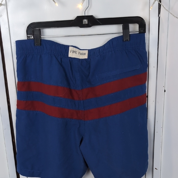 Five Four Navy and Burgundy Board Shorts - Picture 5 of 8